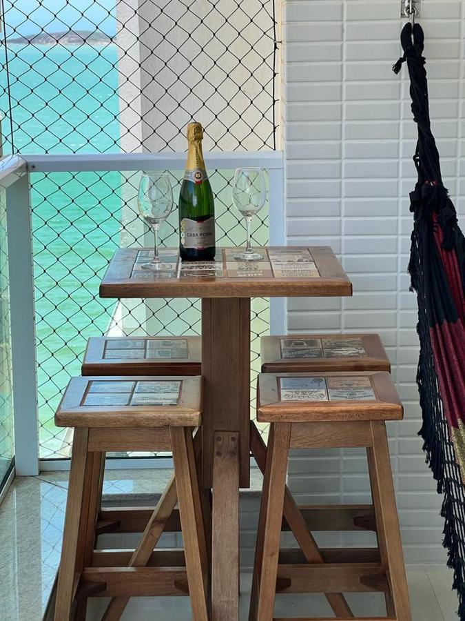 Magnifico Apartamento: Beachfront Charm with 3 AC Rooms & 4 Balconies Guarapari Exterior photo